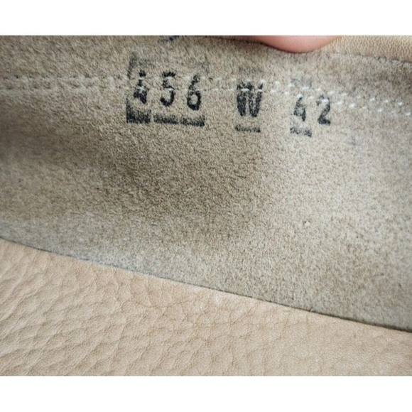 REG COMPANY made in Italy Beige Leather Men Loafers Size US 9/EUR 42 - Picture 13 of 15